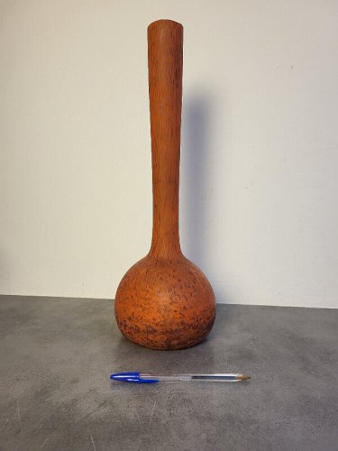 GRAND VASE EN PATE DE VERRE SIGNE DELATTE