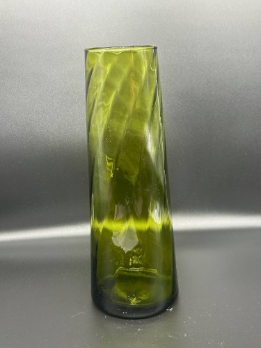 Grand vase en verre années 70