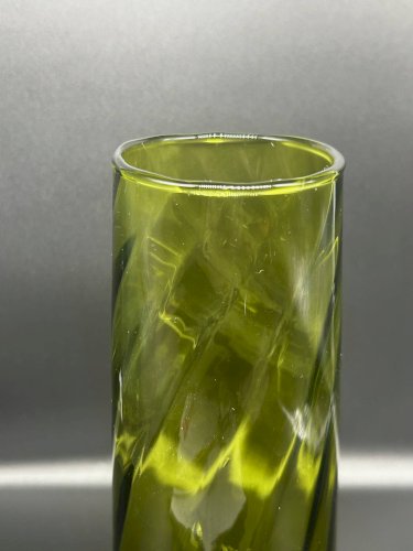 Grand vase en verre années 70
