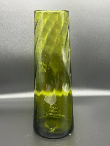 Grand vase en verre années 70