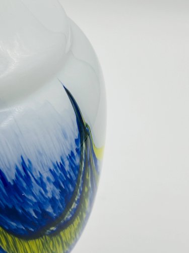 Grand vase en verre de Murano Carlo Moretti