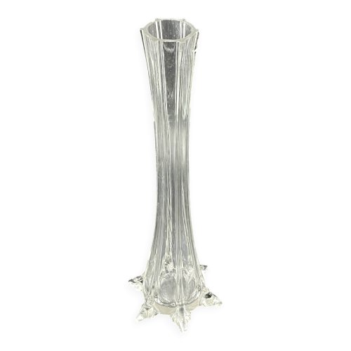 Grand vase soliflore modèle Tour Eiffel vintage