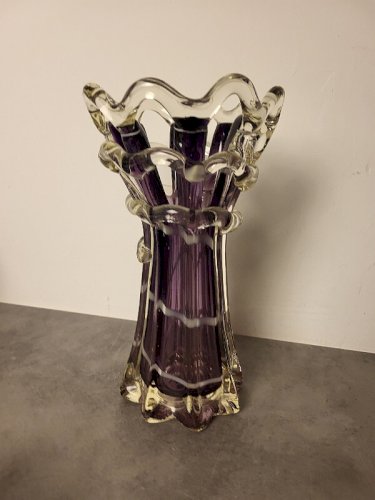 GRAND VASE STYLE MURANO DE 30,5 CM DE HAUT