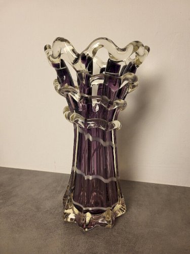 GRAND VASE STYLE MURANO DE 30,5 CM DE HAUT