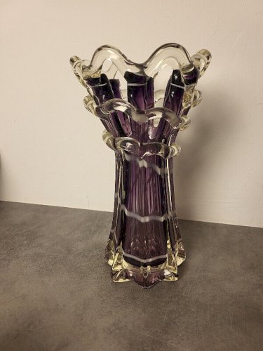 GRAND VASE STYLE MURANO DE 30,5 CM DE HAUT