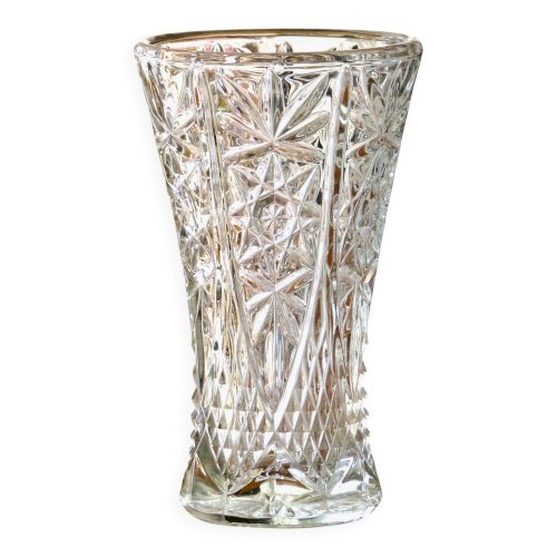 Grand vase vintage en cristal