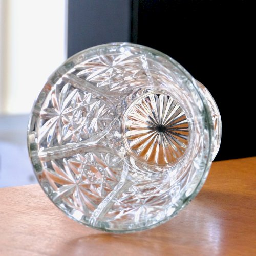 Grand vase vintage en cristal