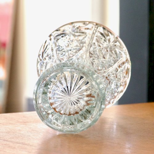 Grand vase vintage en cristal