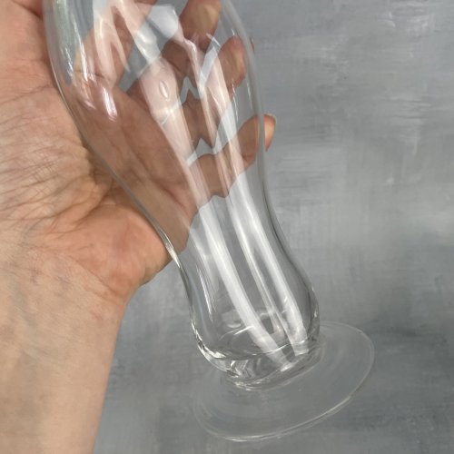 Grand verre à bière corps de femme 500ml ou vase  Haut. ~25.5cm