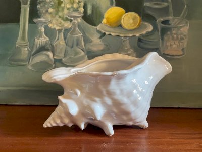 Grand vide poche ou cache pot coquillage vintage