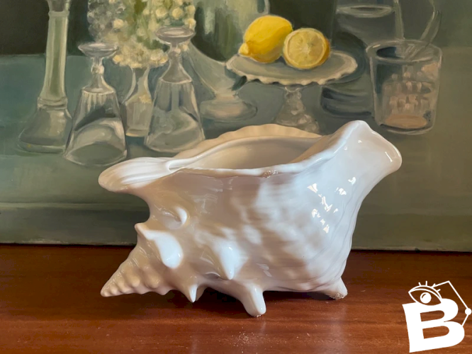 Grand vide poche ou cache pot coquillage vintage