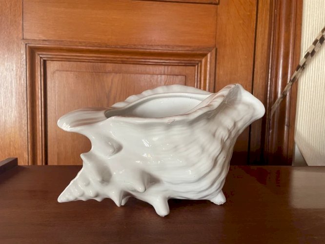 Grand vide poche ou cache pot coquillage vintage