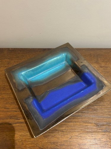 grand vide poche vintage en céramique