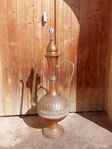 Grande aiguière en cuivre orientale 