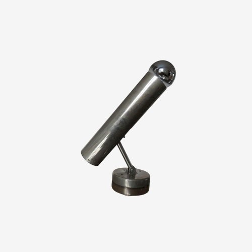 GRANDE APPLIQUE  LITA  ARTICULEE EN LAITON CHROME ANNEES 60 70 VINTAGE
