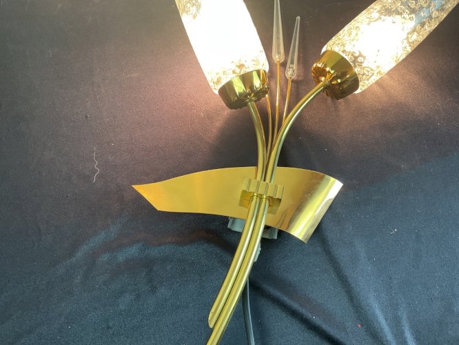 GRANDE APPLIQUE  MODERNISTES MAISON Arlus EN LAITON