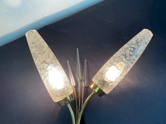 GRANDE APPLIQUE  MODERNISTES MAISON Arlus EN LAITON