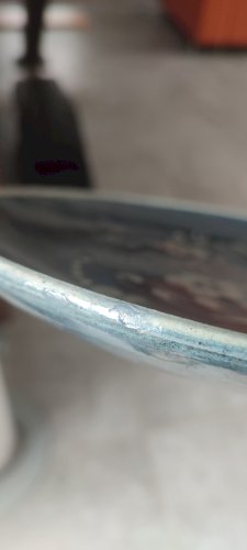 Grande assiette en grès d’Alsace Vincent Pirard Soufflenheim