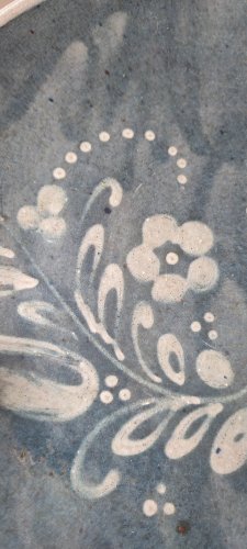 Grande assiette en grès d’Alsace Vincent Pirard Soufflenheim