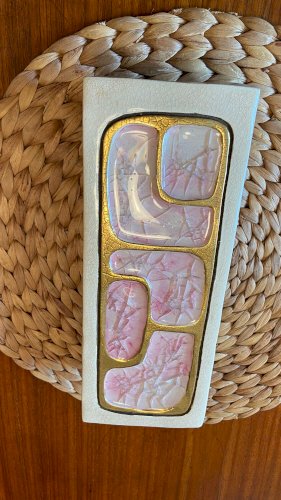 Grande boîte / coffret à bijoux Mithé Espelt vers 1980