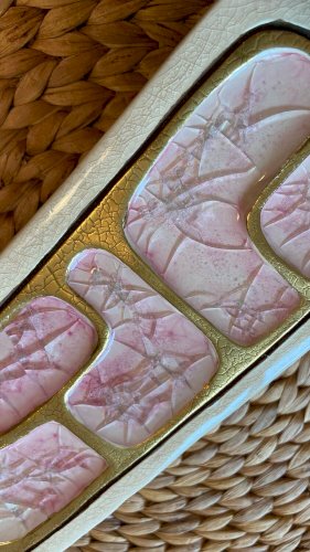 Grande boîte / coffret à bijoux Mithé Espelt vers 1980