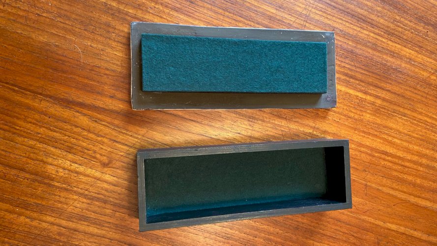 Grande boîte / coffret à bijoux Mithé Espelt vers 1980