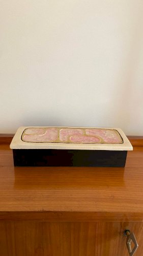 Grande boîte / coffret à bijoux Mithé Espelt vers 1980