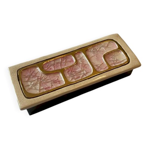 Grande boîte / coffret à bijoux Mithé Espelt vers 1980