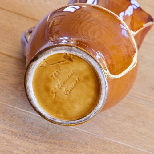 Grande carafe ancienne signée Saint Clément