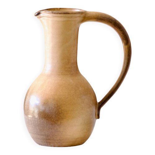 Grande carafe artisanale en grès mat