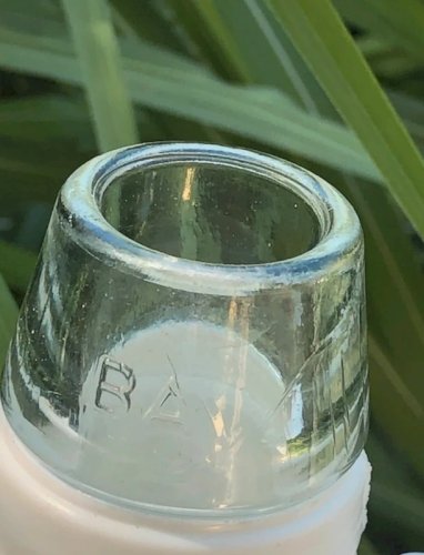 Grande carafe rétro vintage blanche