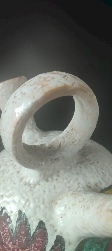 Grande chevrette en céramique de Pablo Sanguino Toledo