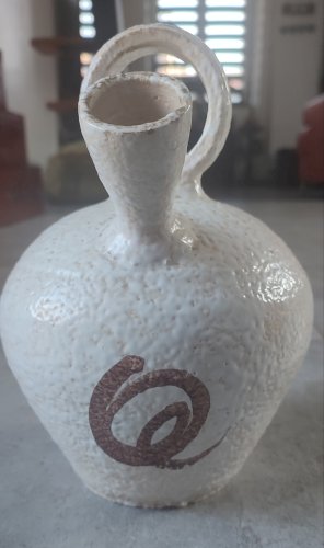 Grande chevrette en céramique de Pablo Sanguino Toledo