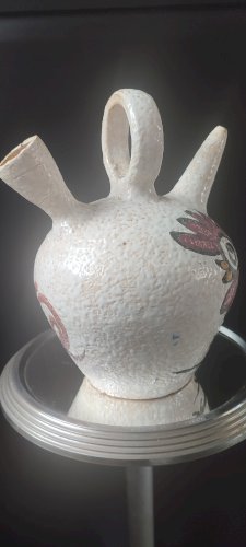 Grande chevrette en céramique de Pablo Sanguino Toledo