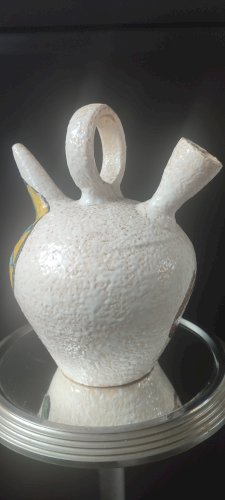 Grande chevrette en céramique de Pablo Sanguino Toledo