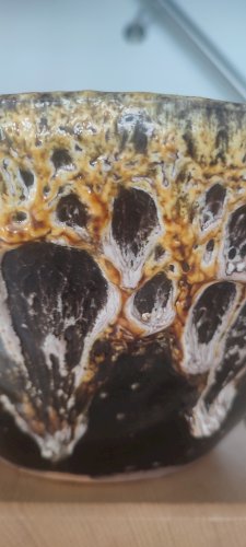 Grande Coupe "Fat Lava" Volcanique Pièce de Caractère (1960/70)