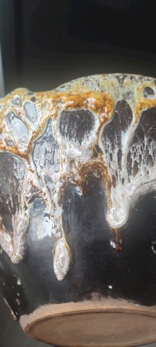 Grande Coupe "Fat Lava" Volcanique Pièce de Caractère (1960/70)