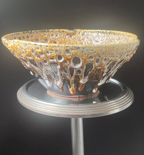 Grande Coupe "Fat Lava" Volcanique Pièce de Caractère (1960/70)