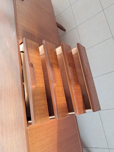 Grande enfilade scandinave en teck – 2,50 m – années 60 – vintage