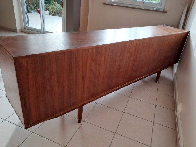 Grande enfilade scandinave en teck – 2,50 m – années 60 – vintage