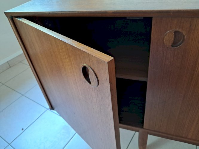 Grande enfilade scandinave en teck – 2,50 m – années 60 – vintage