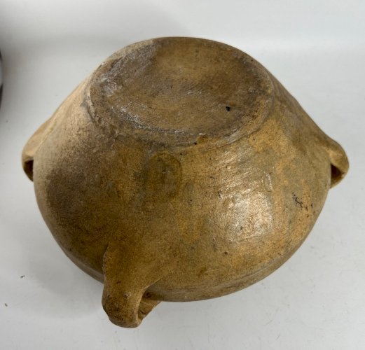 Grande gourde de pèlerin en terre cuite – 29 cm – 6 anses – travail ancien