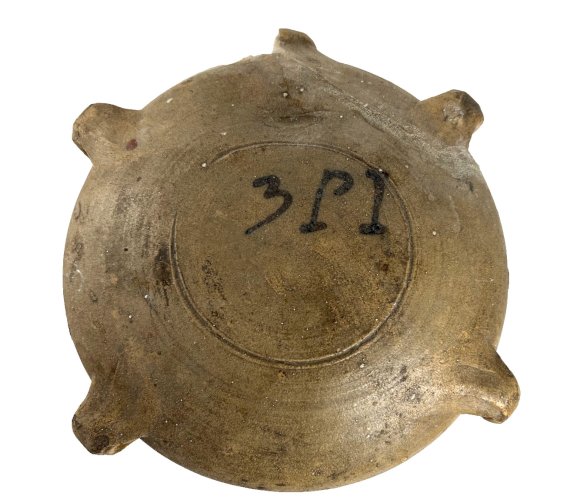 Grande gourde de pèlerin en terre cuite – 29 cm – 6 anses – travail ancien