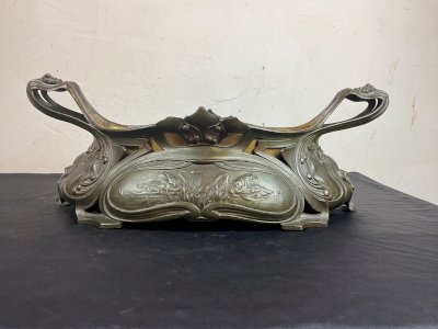 Grande jardinière centre de table art nouveau