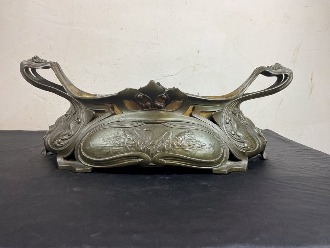 Grande jardinière centre de table art nouveau