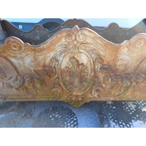 Grande Jardinière en Fonte 1900 de Style Rocaille : Charleville - Mézières