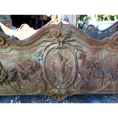 Grande Jardinière en Fonte 1900 de Style Rocaille : Charleville - Mézières
