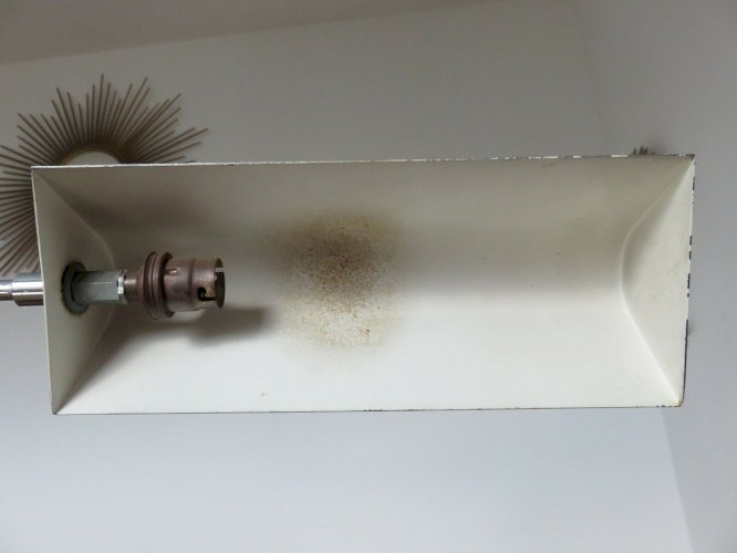GRANDE LAMPE LISEUSE CHROMEE EDITION DISDEROT ANNEES 70 VINTAGE
