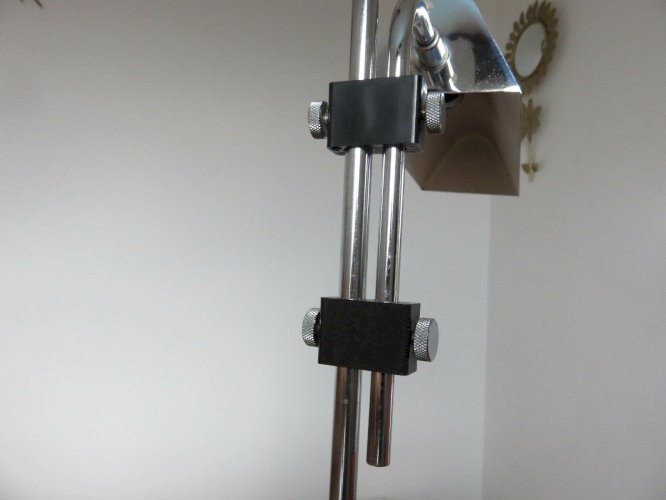GRANDE LAMPE LISEUSE CHROMEE EDITION DISDEROT ANNEES 70 VINTAGE