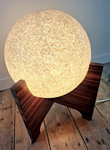 Grande lampe vintage à poser, luminaire ancien